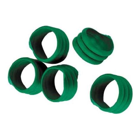 Anello a spirale Kerbl per identificazione di polli, tacchini e phaisani, verde, Мч 16 mm, blister 20 unitМК
