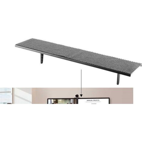 Vivolink VLMPS2 estantería audiovisual negra ajustable