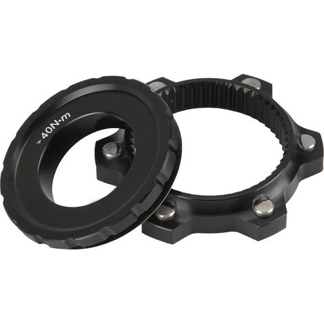Adaptador de bloqueo central para buje de bicicleta de montaña, 1 unidad, adaptador de bloqueo central, adaptador de bloqueo central, reemplazo de bloqueo central de freno de disco de 6 pernos para bi (1/5)