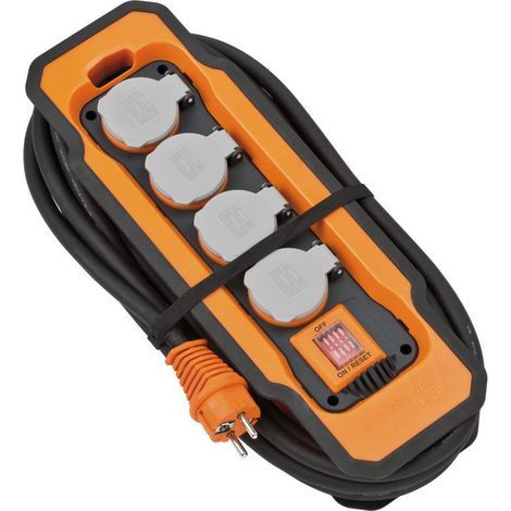 4 Uscite Striscia H07Rn-F3G25 5M Brennenstuhl