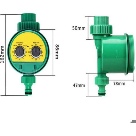 Minuterie d'arrosage automatique - - Modèle standard - Programmable - Plusieurs programmes - Pour jardin et serre (1/4)