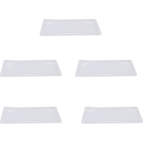 Lot de 5 moules transparents réutilisables DIY pour masque de cou, plateau à patchs faciaux pour fabricant de masques (1/5)
