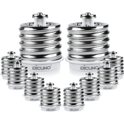 E40 vers E27 Adaptateur de douille, Douille de lampe, Lot de 10 (1/5)