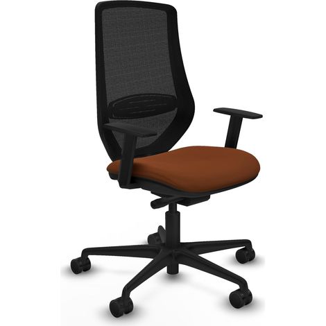 Piqueras y Crespo Mardos Bürostuhl Braun und Schwarz