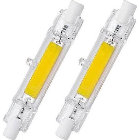 Ampoule LED R7s 78 mm 5 W Blanc froid 6000 K 500 lm COB extra-plat (lot de 2) (1/5)