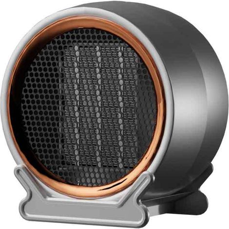 Electric fan heater, 1200W PTC ceramic heater, energy-saving and quiet, with two temperature settings. (1/4)