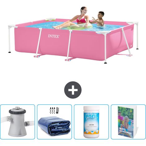 Intex Piscine Tubulaire Rectangulaire - 220x150x60 cm - 5-pièces SCB116 (1/5)