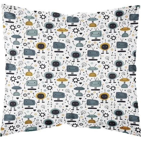 Parure de couette 140 x 200 "Take a break" Réversible 100% Coton / 57 Fils/cm² - - (1/2)
