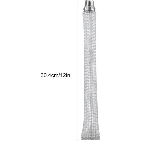Edelstahl-Filtersieb mit 1/2"-NPT-Gewinde für Heimbraukessel, 12"-Sieb (1/5)