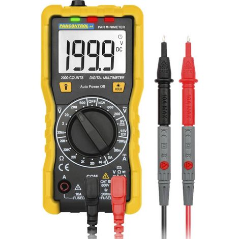 Multimètre Numérique Pancontrol Mesure Précise 600v Cat Iii - Pancontrol (1/4)