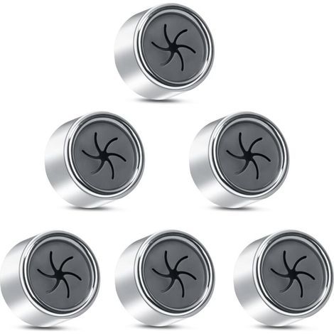 Juego de 6 soportes para toallas, ganchos para toallas de cocina, colgadores redondos para toallas para cocina, baño y hogar, soporte para toallas de cocina, no requiere perforación. (1/4)