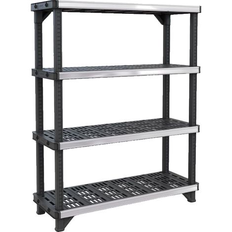 Étagère de rangement Keter Fused 180 kg/étagère, renforcée en métal, 152 x 122 cm (1/4)