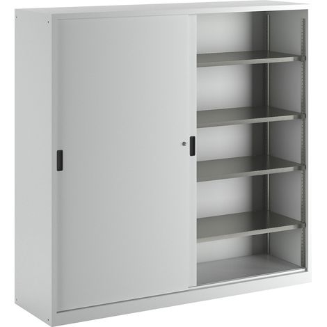 LISTA, Armoire à portes coulissantes en tôle pleine, 8