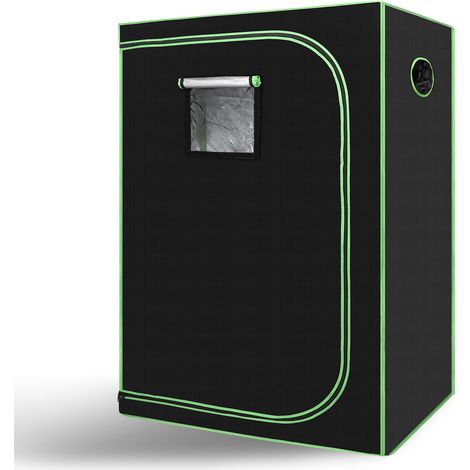 Randaco 100x100x200 cm Grow Zelt für Pflanzen Zuchtzelt Gewächshaus Box Garten Anzucht Gemüse Kräuter Grow Schrank
