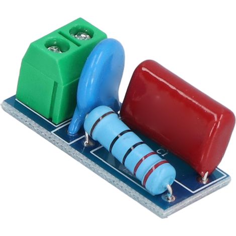 Module anti-parasites RC avec connecteurs à sertir, compact et transportable pour relais électriques. (1/5)