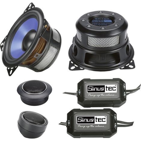 Sinustec ST-100 2-Wege Set Einbau-Lautsprecher 200 W Inhalt: 1 Set