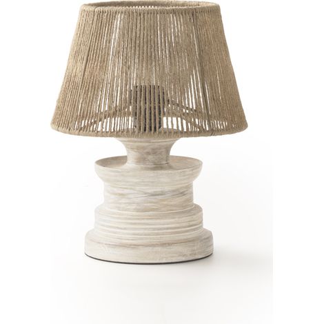 Jute-Tischlampe