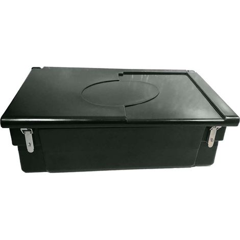 Coffre de jardin 100l avec grenouillères-plast'up rotomoulage