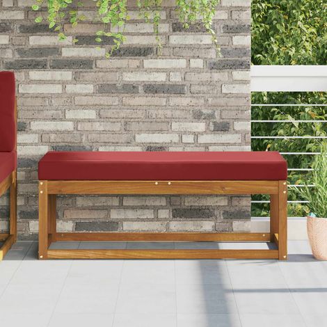 Sitzkissen für Outdoor Weinrot 111,5 x 40 x 8 cm (1/5)