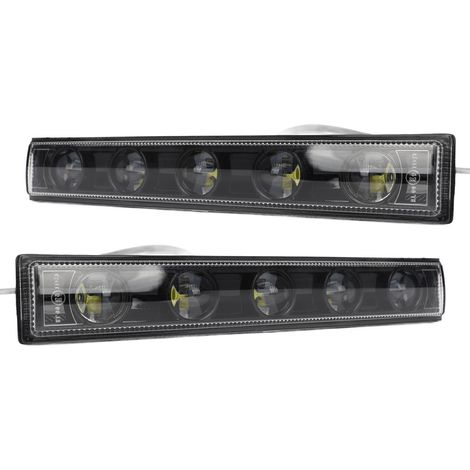 Feux de jour LED de remplacement pour Mercedes Classe G W463 G500 G550 G65 G63 AMG 2004-2018 Noir (1/5)