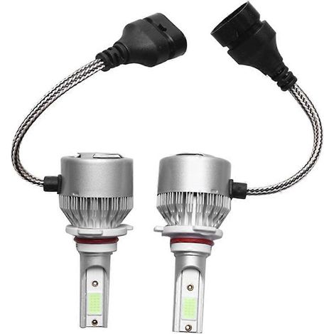 Ampoules LED C6 pour phares de voiture (lot de 2), lumière bleue 8000K, feux de brouillard LED - Ampoules 72W 8000lm, kits de conversion (Australie) (1/5)