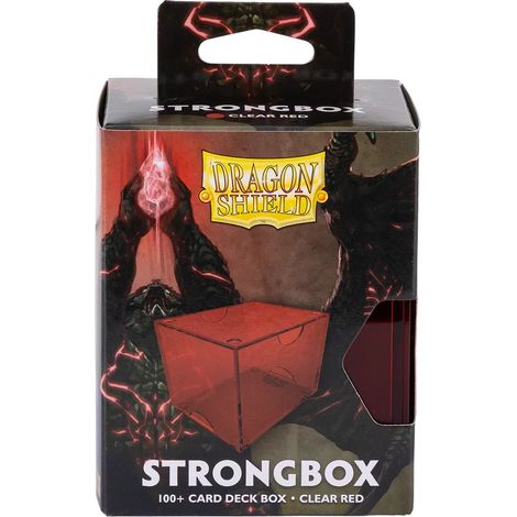 Dragon Shield Kartenbox: Transparente rote Box (1/2)