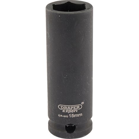 DRAPER Expert 15mm 3/8 Square Drive Hi-Torq 6 Point Deep Impact Socket - 06888 (1/5)