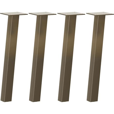 Maison Exclusive - Patas para mesa de centro 4 unidades de acero