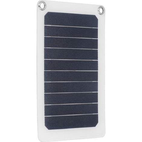 Panneau solaire portable 6W 6V, économie d'énergie, protection de l'environnement, charge solaire pour le travail en extérieur et le camping (1/5)