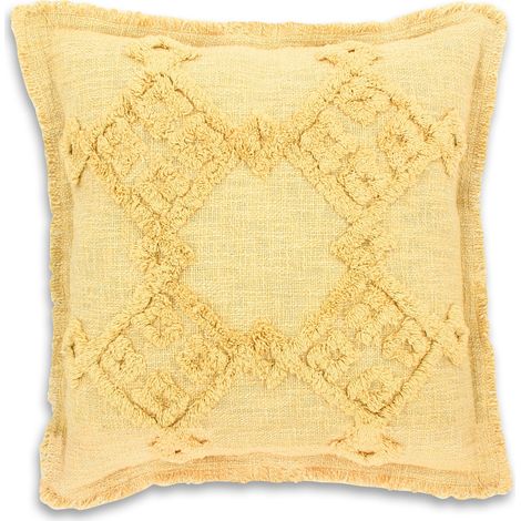Coussin en coton avec franges (1/5)