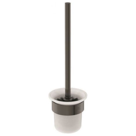 Jeu de brosses pour WC IS Conca, rond, Gris Magnétique (1/3)