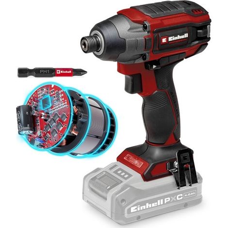 Einhell 18V Cordless Brushless Impact Driver Drill TP-CI 18/220 Power X Change