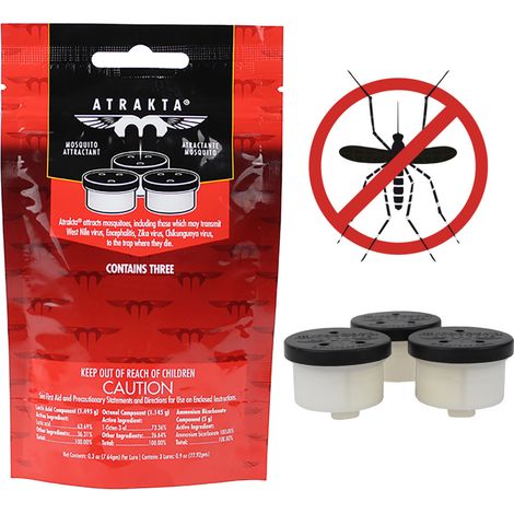 Lot 3 recharges Atrakta pour anti-moustiques tigres Mosquito Magnet Favex (1/3)