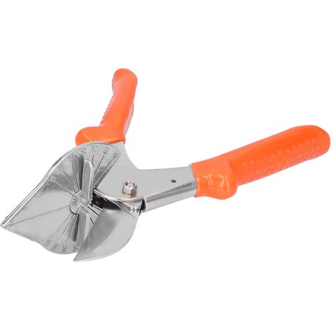 Ciseaux à goulotte portatifs avec coupes à 45° et 135°, acier durable 81mm pour tubes (1/5)