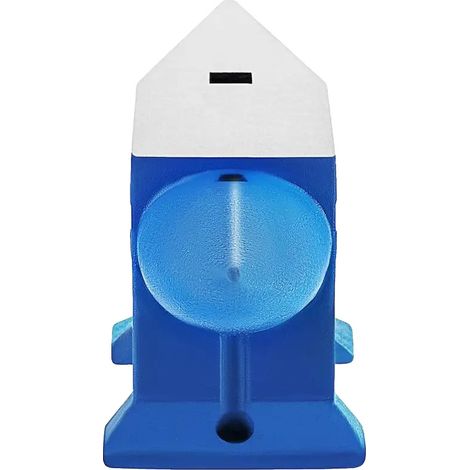 Enclume de forgeron, Construction en acier, Polyvalente pour le façonnage des métaux, Rouge (1/2)