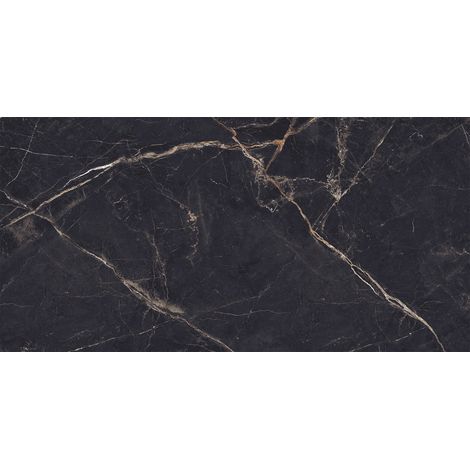 Mexen Eminet Black gres esmaltado rect. G1, azulejo de suelo y pared 120 x 60 cm, alto brillo - TL201-120-060-00 (1/5)