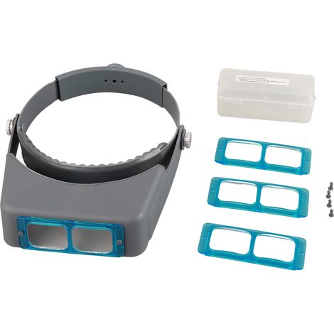 Loupe de lecture frontale avec quatre lentilles en verre optique, outil de réparation de bijoux