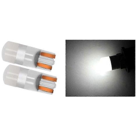 Lot de 2 ampoules LED 3030 SMD T10 W5W pour feux de gabarit, plafonniers et lampes de portières de voiture (1/5)