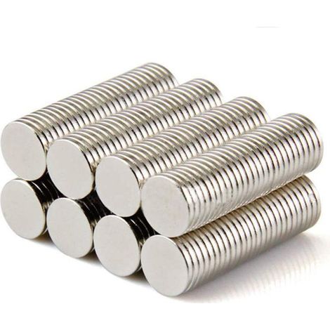 50 Pcs 8 1mm Aimants Solides d'aimant de néodyme N42 disques circulaires Super-aimants (1/5)