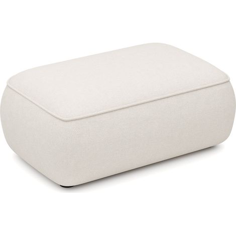 Selsey Ovo - Pouf 1-Sitzer, Creme Chenille, 100 cm (1/3)