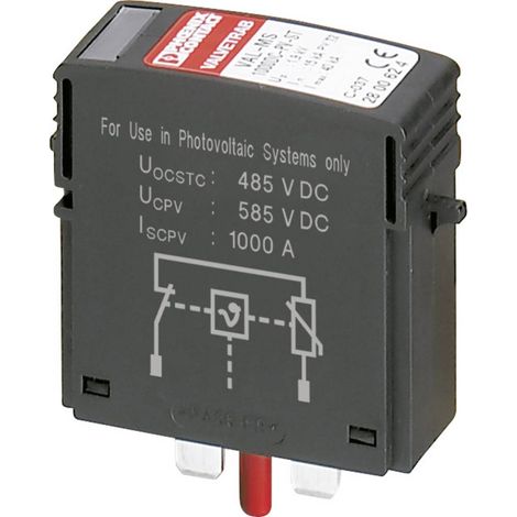Phoenix Contact 2800624 VAL-MS 1000DC-PV-ST Parafoudre pour armoire électrique Protection anti-surtension pour: install (1/2)