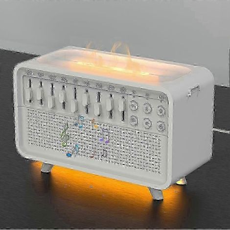 Machine à bruit blanc intelligente avec Bluetooth et veilleuse, diffuseur d'arômes Echo Flame pour l'aide au sommeil (nouveauté) (1/5)