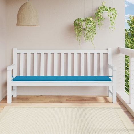 Cuscino per Panca Blu 200x50x3 cm in Tessuto Oxford vidaXL