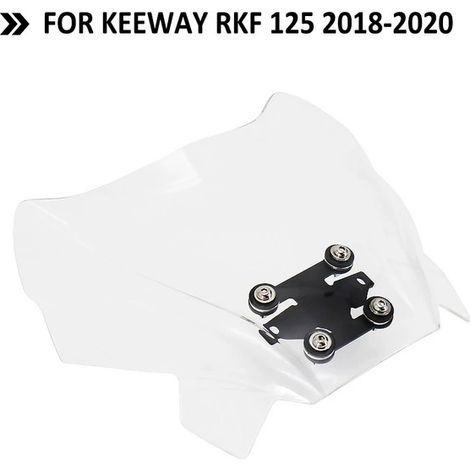 Déflecteur de pare-brise avant rehaussant pour KEEWAY RKF 125 (2018-2021) - Accessoires moto (1/4)