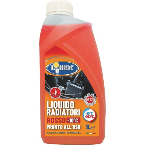 Lubex PROTETTIVO RADIATORE ROSSO lt. 1 (da -10  °C a +102  °C) 12.00 pz