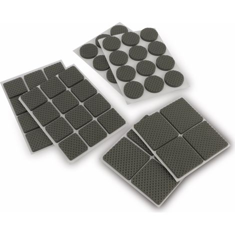 EUROTOOLS Kit de patins pour meubles 348-NBFR, 56 pièces (1/2)