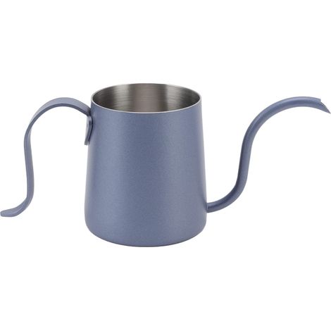 Bouilloire à café à bec verseur de 250 ml, théière à café à col de cygne en acier inoxydable avec (1/5)