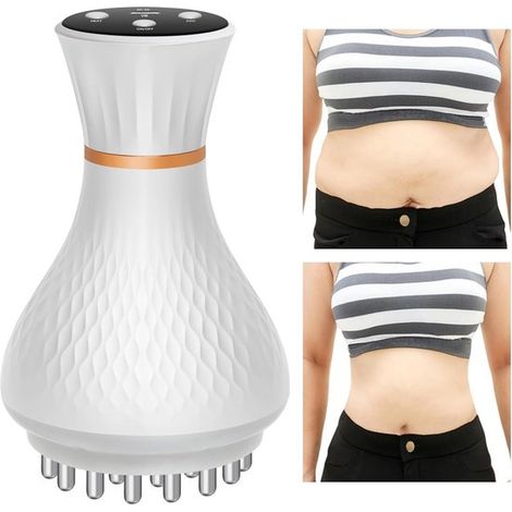 Massaggiatore per drenaggio linfatico: uno strumento portatile per il massaggio anticellulite con 19 livelli di intensità per rilassare collo, gambe, braccia e addome. (1/5)