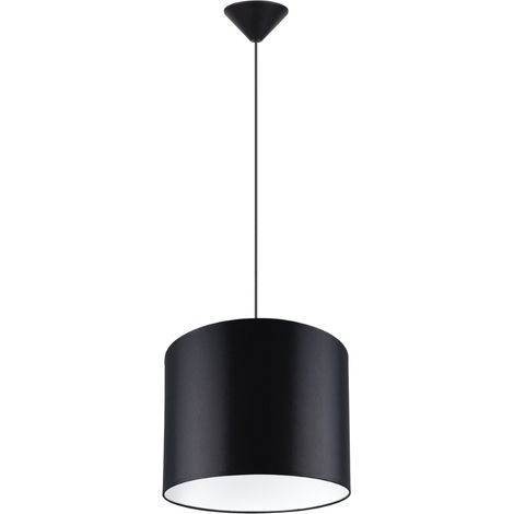 Lámpara colgante Gleam 1 E27 negra Lumilo 14.159.05 (1/5)