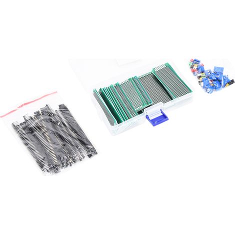 Kit de 100 cartes de circuits imprimés double face - Carte de prototypage de circuits électroniques imprimés universelle